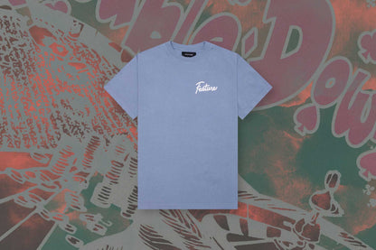 Risky Behavior Tee - Blue Granite