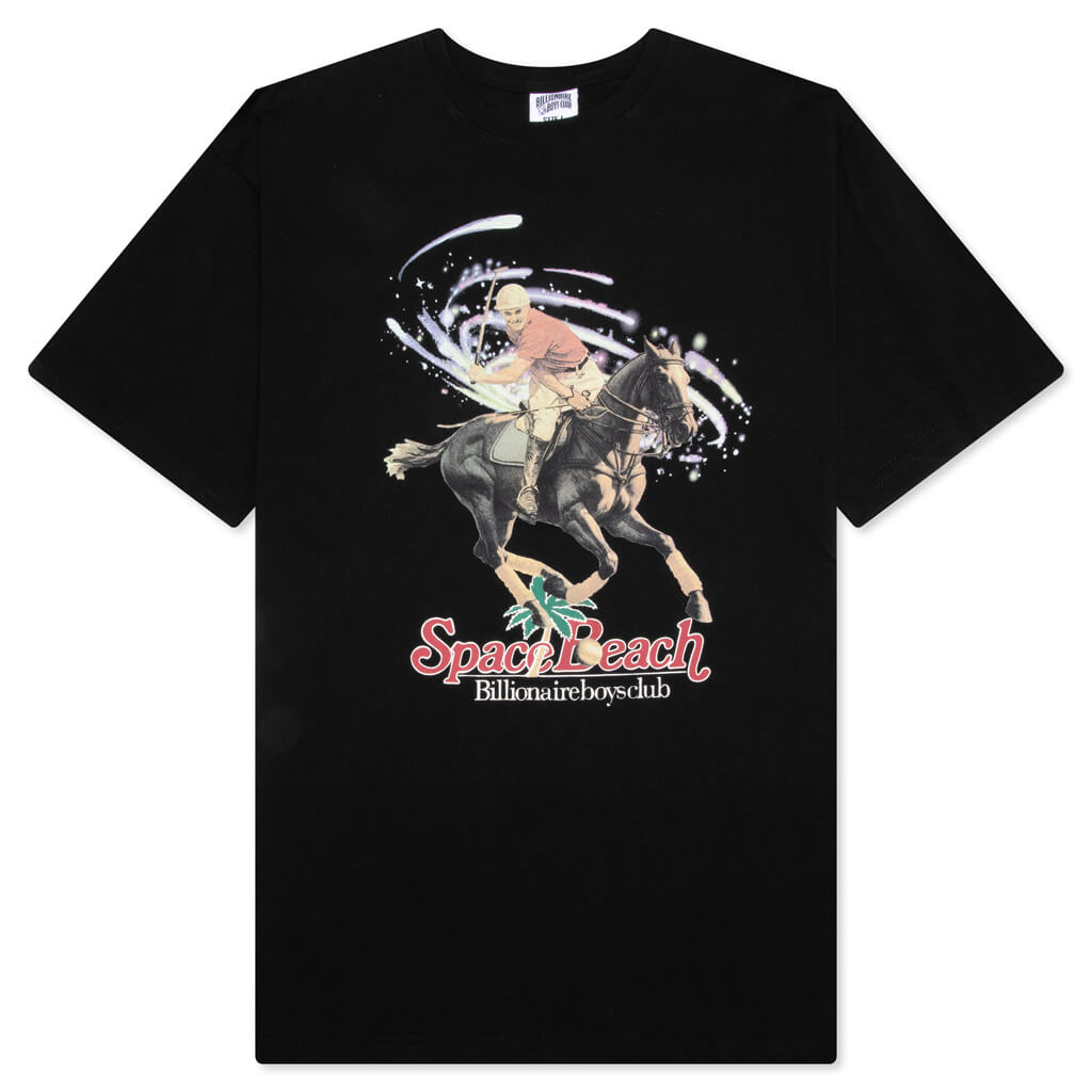 BB Space Polo S/S Tee - Black
