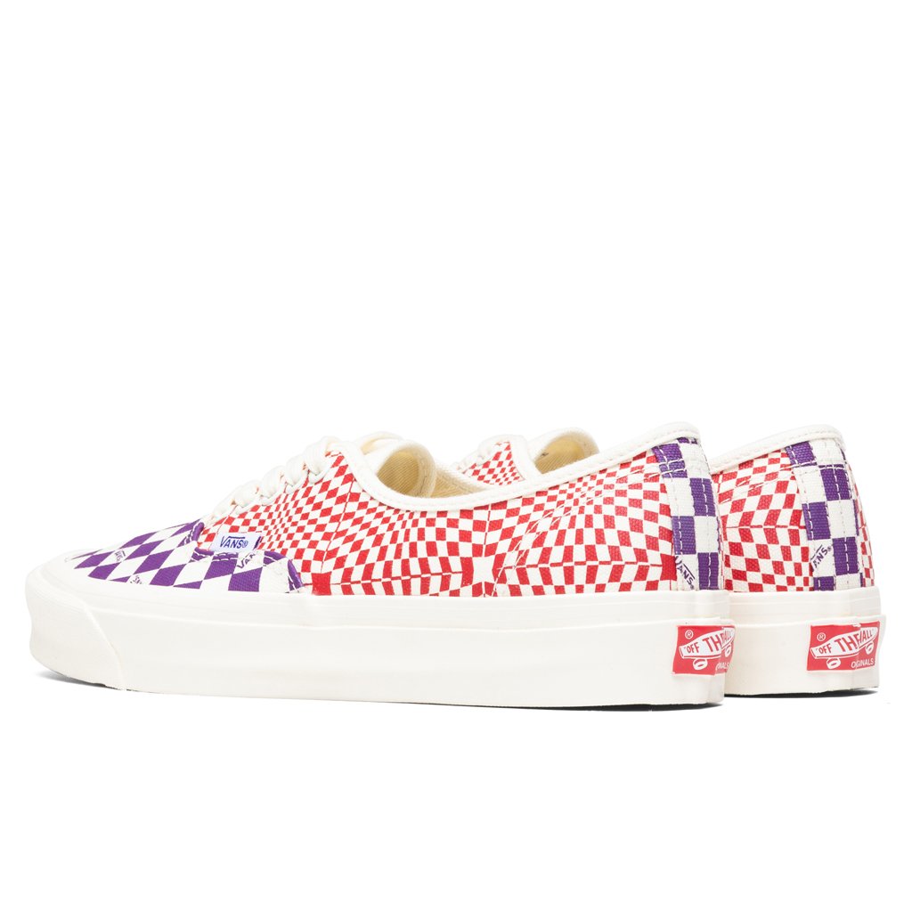 OG Authentic LX - Logo Check/Violet Indigo/Racing Red