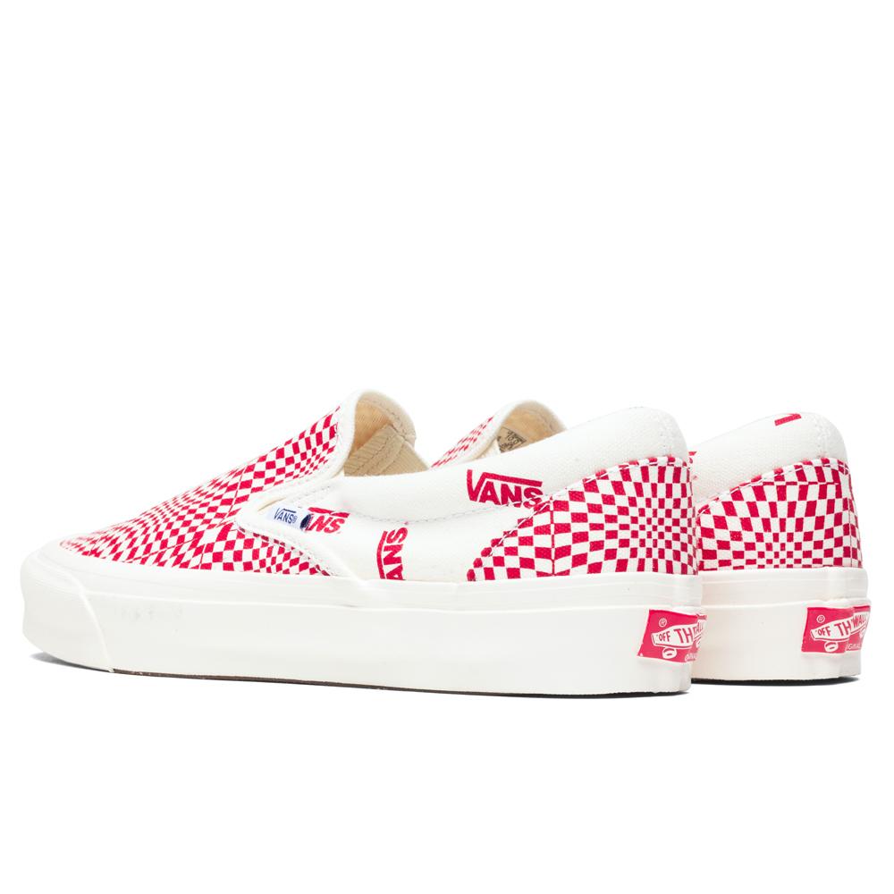 OG Classic Slip-LX - Optical Check/Racing Red