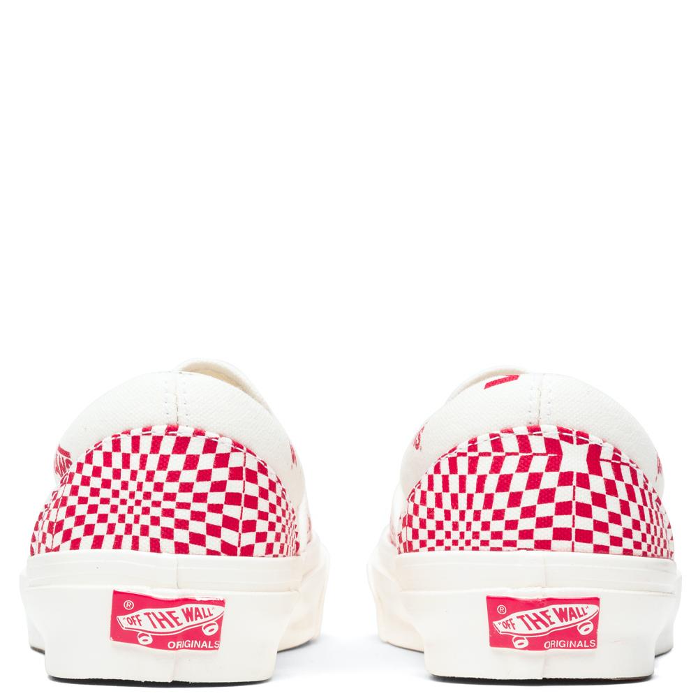 OG Classic Slip-LX - Optical Check/Racing Red