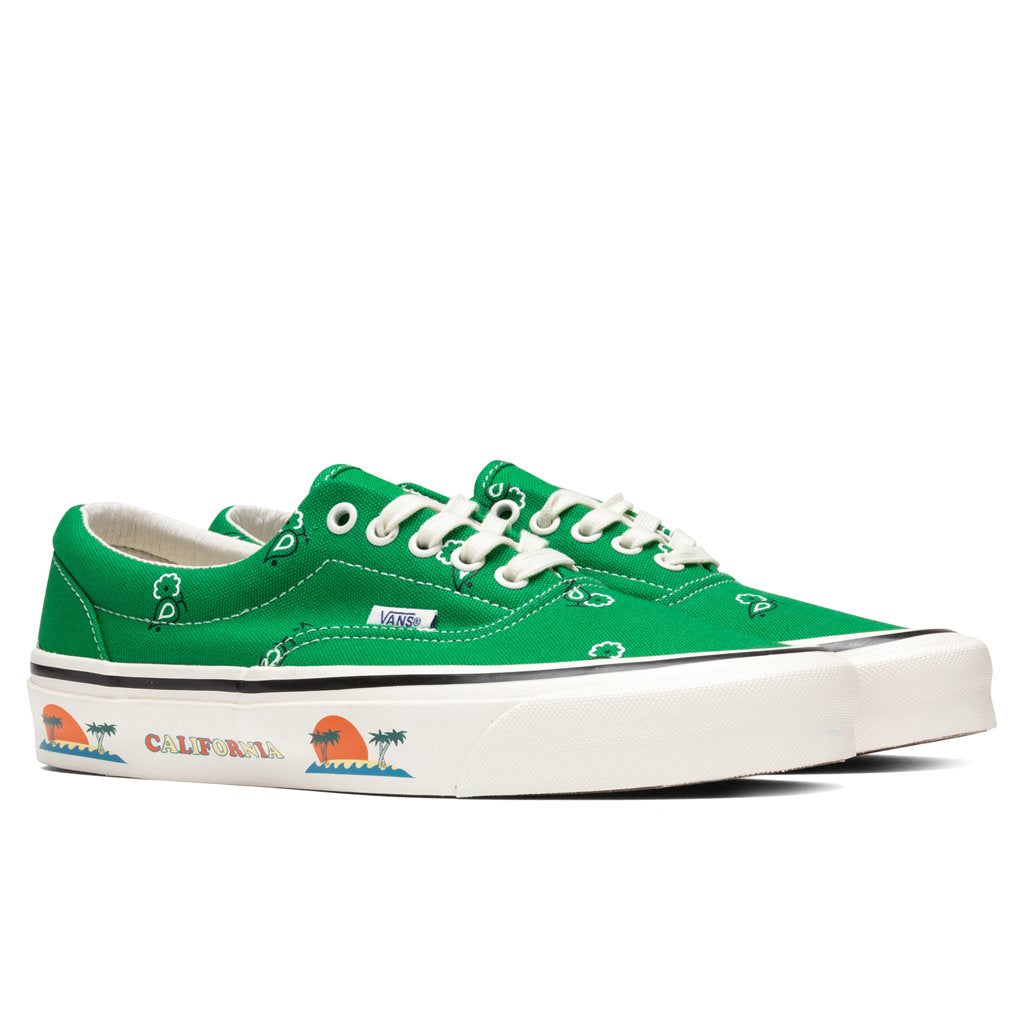 OG Era LX "Paisley" - Fern Green/White