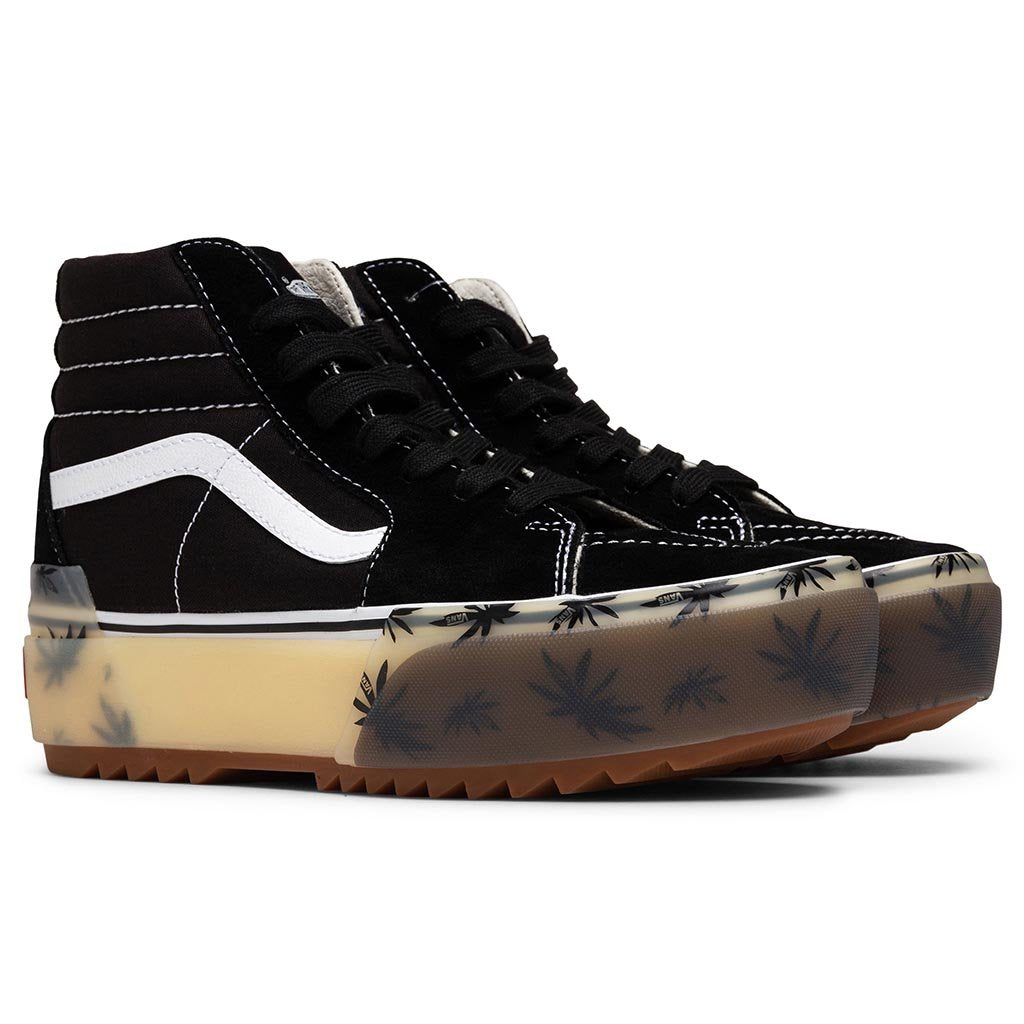 Women's Sk8-Hi Stacked LX - Palm Black