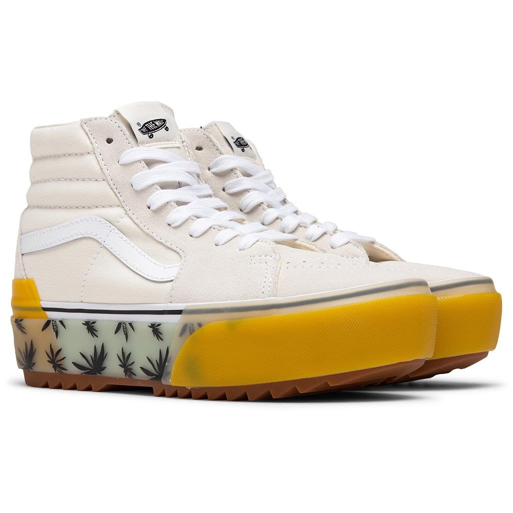 Women's Sk8-Hi Stacked LX - Palm Blue/Yellow