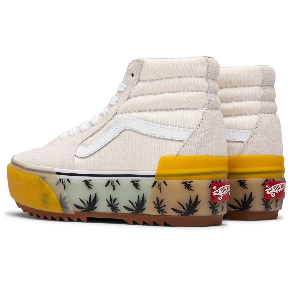 Women's Sk8-Hi Stacked LX - Palm Blue/Yellow