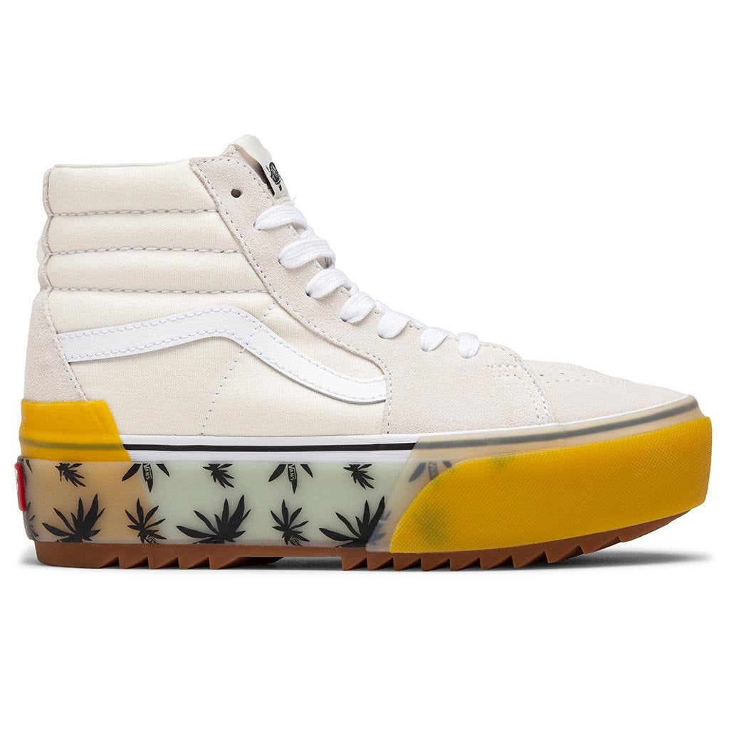 Women's Sk8-Hi Stacked LX - Palm Blue/Yellow