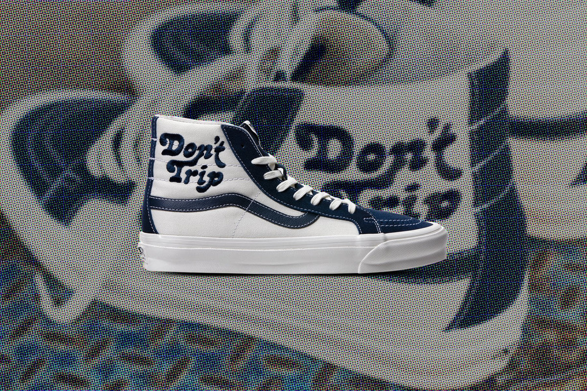 Vans Vault x Free & Easy OG Sk8-Hi LX - Dress Blues/Marshmallow