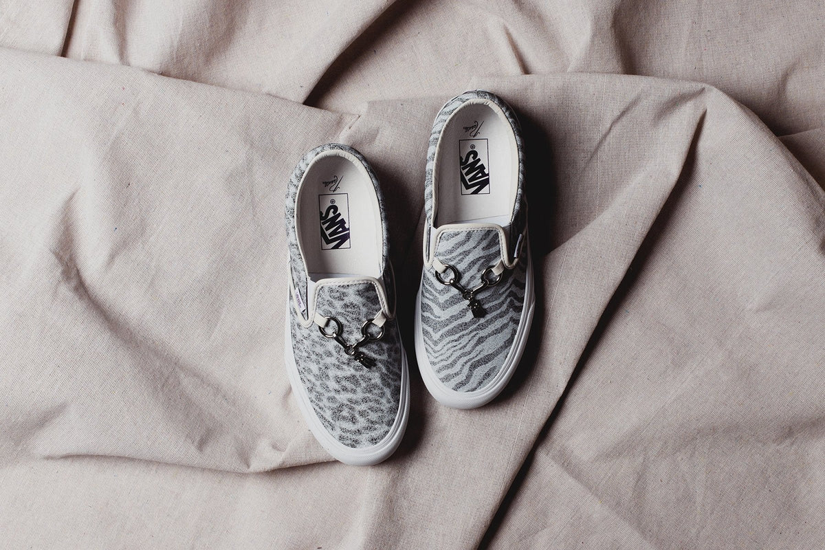 Vans Vault x Classic Slip-V - White