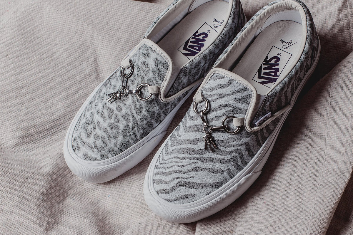 Vans Vault x Classic Slip-V - White