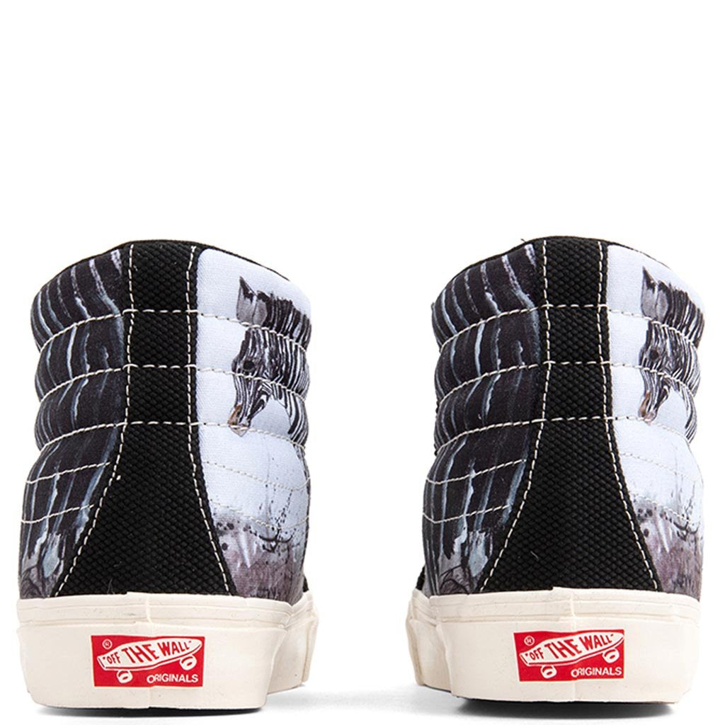 Vans Vault x Ralph Steadman OG Sk8-Hi LX - Zebra