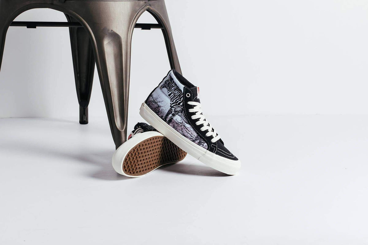 Vans Vault x Ralph Steadman OG Sk8-Hi LX - Zebra