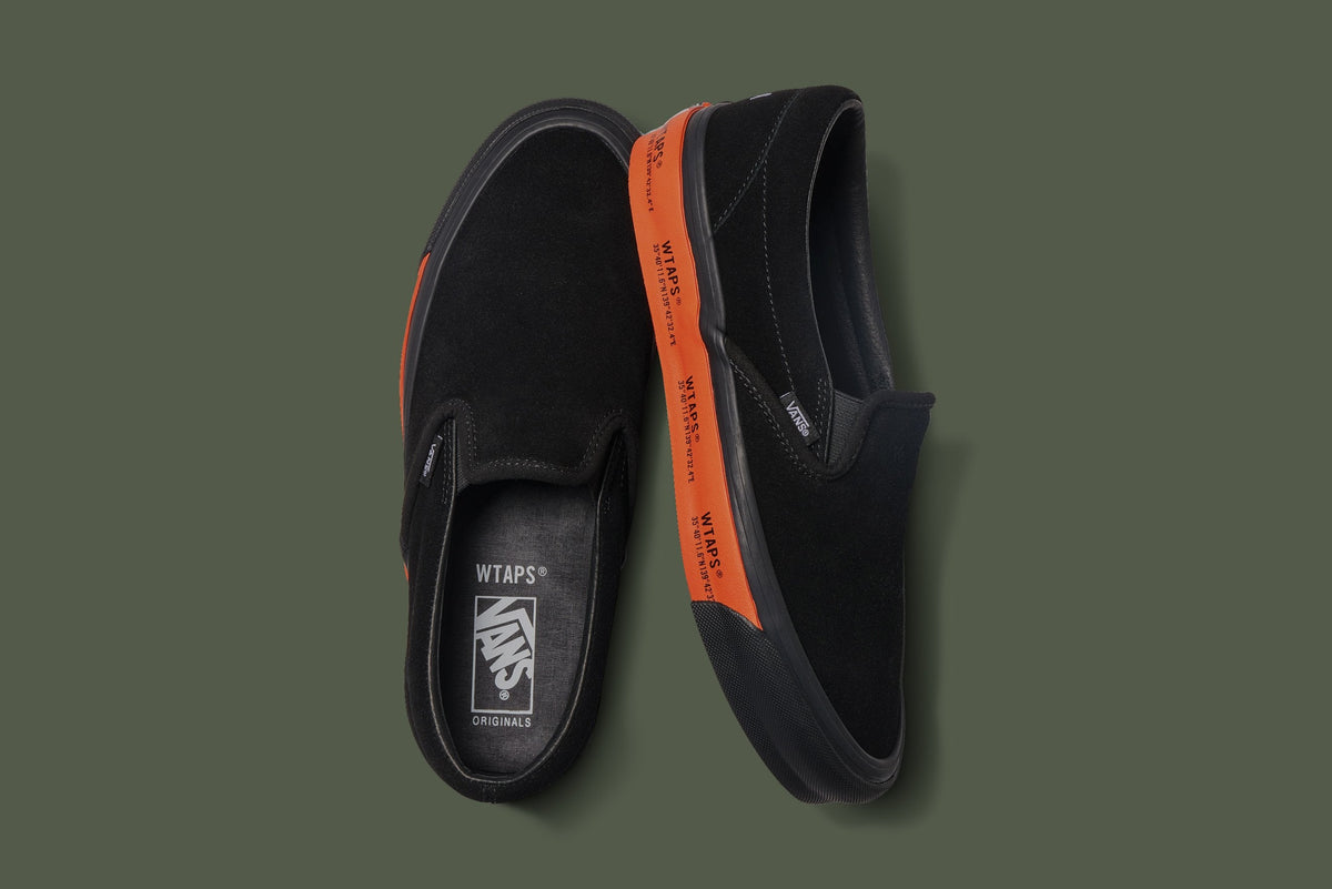 Vans Vault x WTAPS OG Classic Slip-- GPS/Black