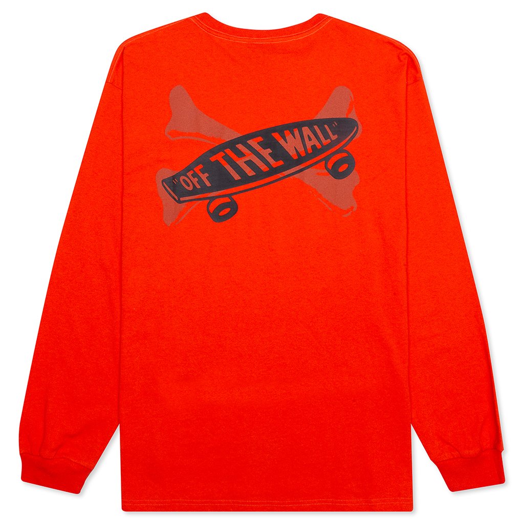 Vans x WTAPS L/S Tee - Mandarin Red