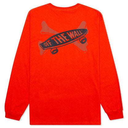 Vans x WTAPS L/S Tee - Mandarin Red