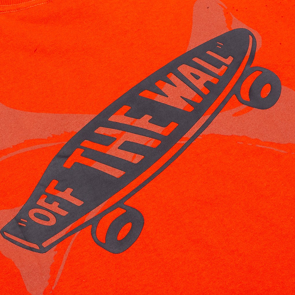 Vans x WTAPS L/S Tee - Mandarin Red