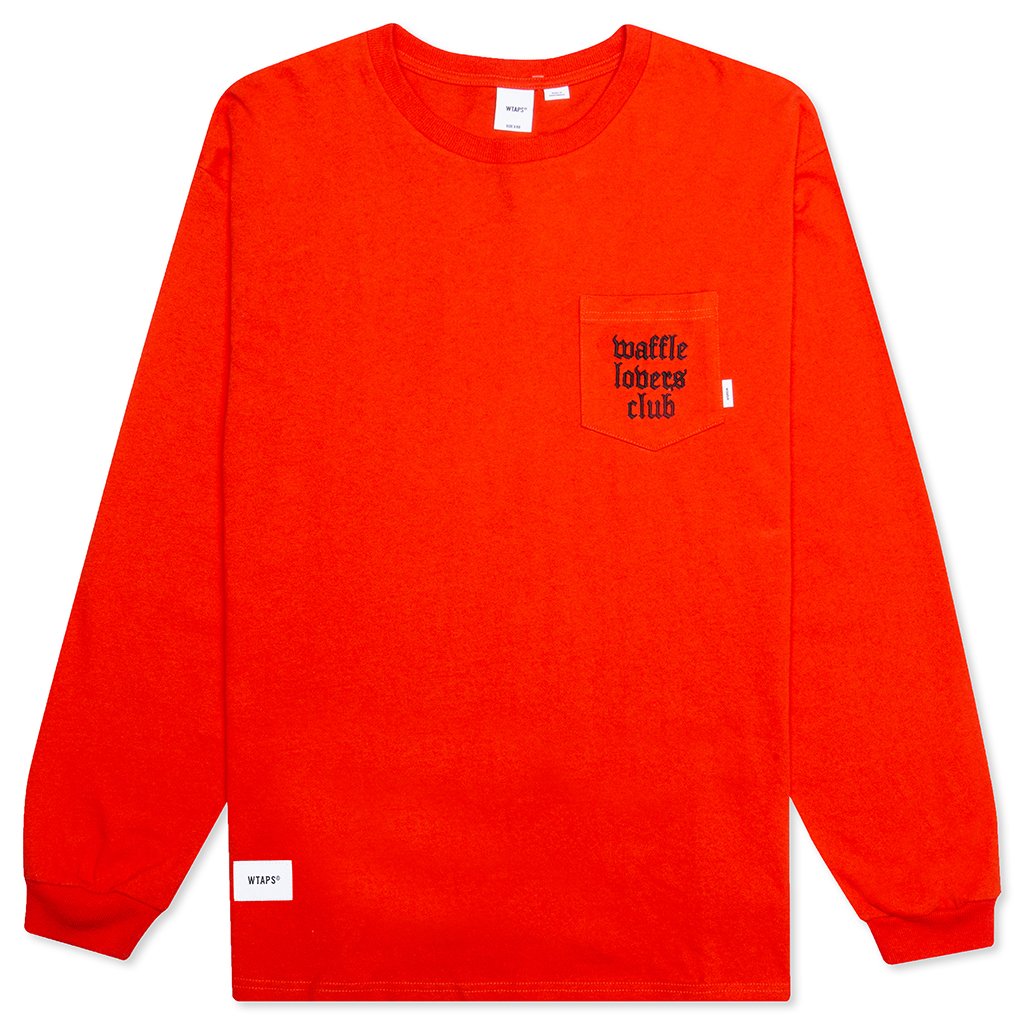 Vans x WTAPS L/S Tee - Mandarin Red