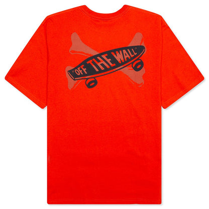 Vans x WTAPS S/S Tee - Mandarin Red