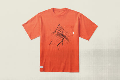 Vans x WTAPS S/S Tee - Mandarin Red