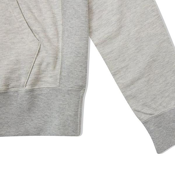 Vintage Numbering Pullover Hoodie - Grey
