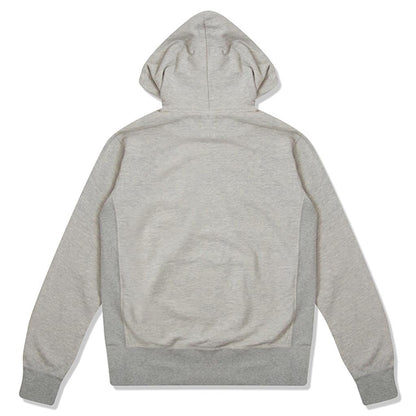 Vintage Numbering Pullover Hoodie - Grey