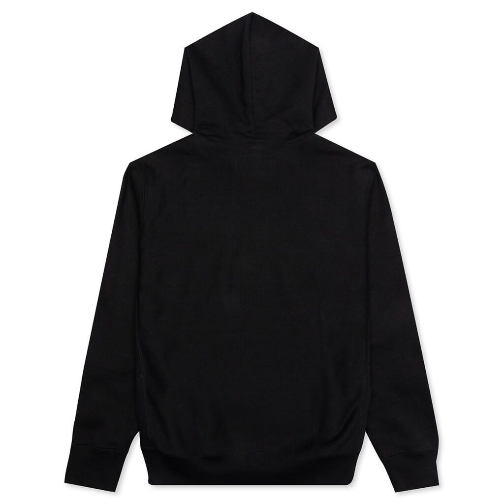 Heavy Weight Pullover Hooded Sweatshirt Type 1 - Black