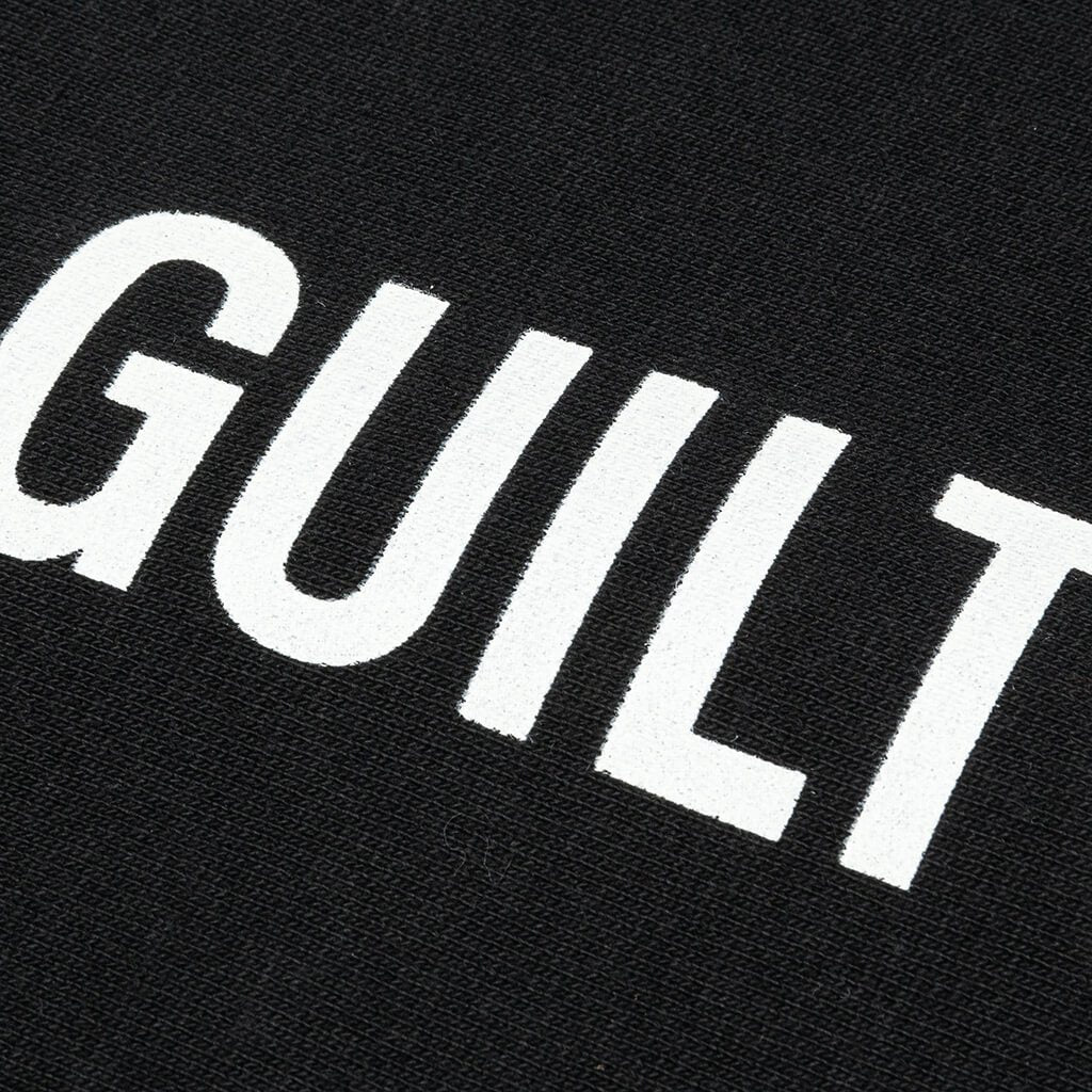 Heavy Weight Pullover Hooded Sweatshirt Type 1 - Black