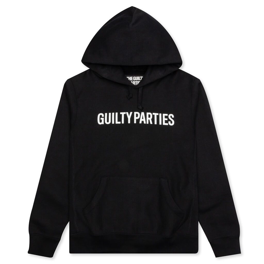 Heavy Weight Pullover Hooded Sweatshirt Type 1 - Black