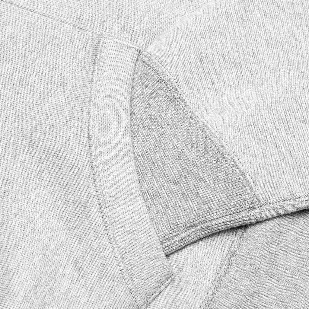 Heavyweight Pullover Hooded Sweatshirt Type-1 - Grey