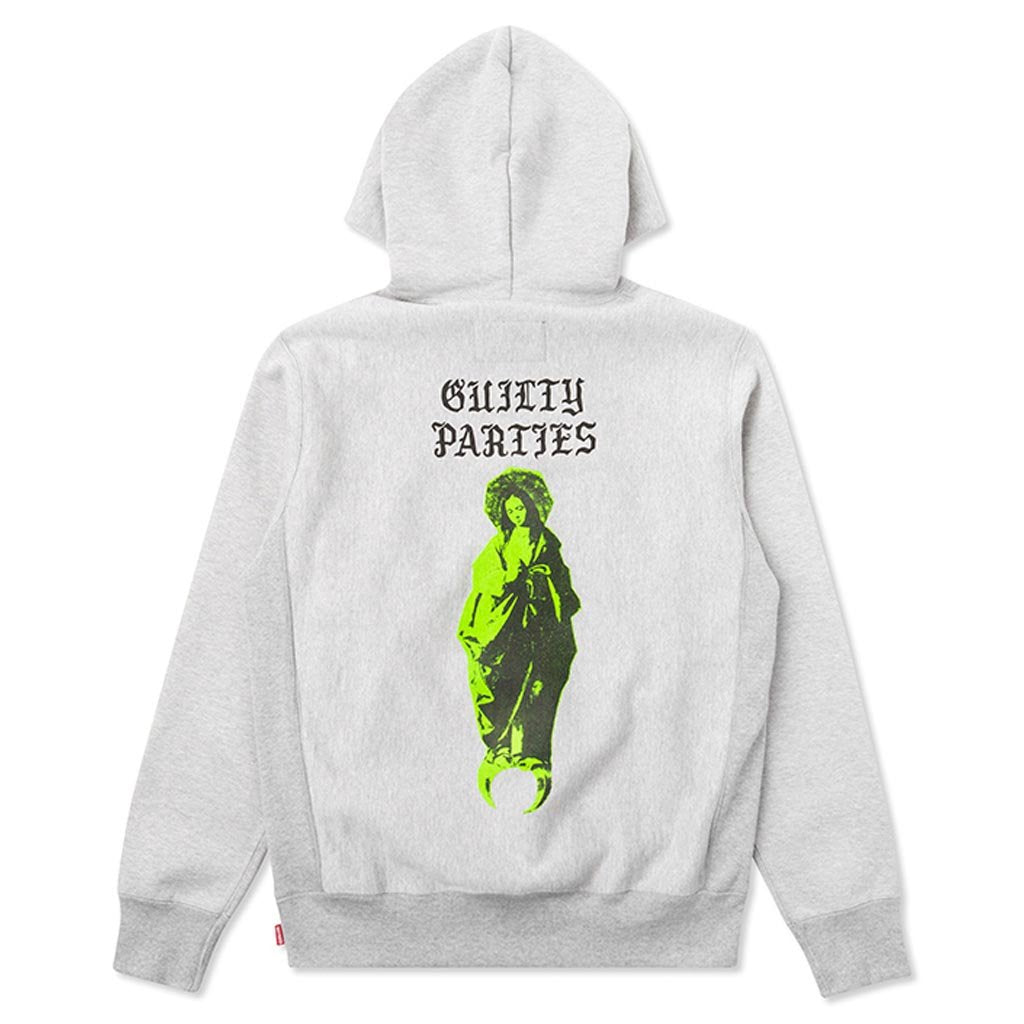Heavyweight Pullover Hooded Sweatshirt 'Type-4' - Grey
