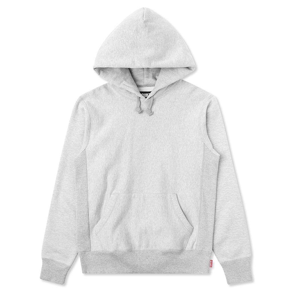 Heavyweight Pullover Hooded Sweatshirt 'Type-4' - Grey