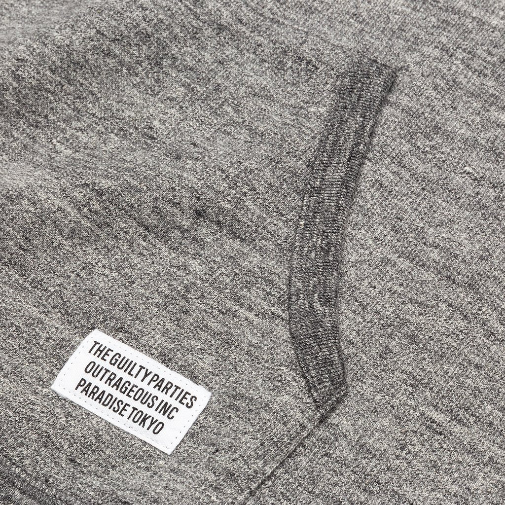 Pullover Hooded Sweatshirt Type 2 - Grey