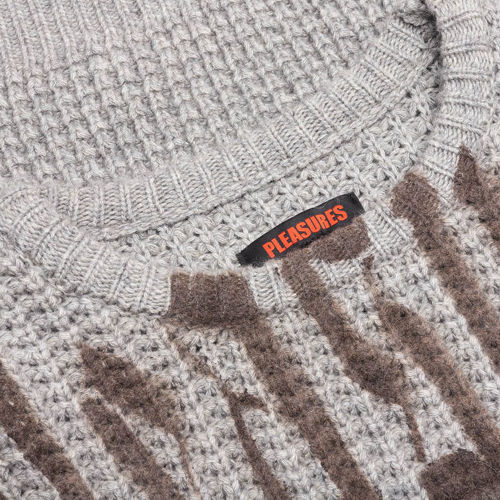 Twitch Chunky Knit Sweater - Heather Grey