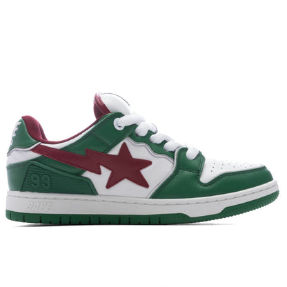 Women's New Bape SK8 STA #1 - Green