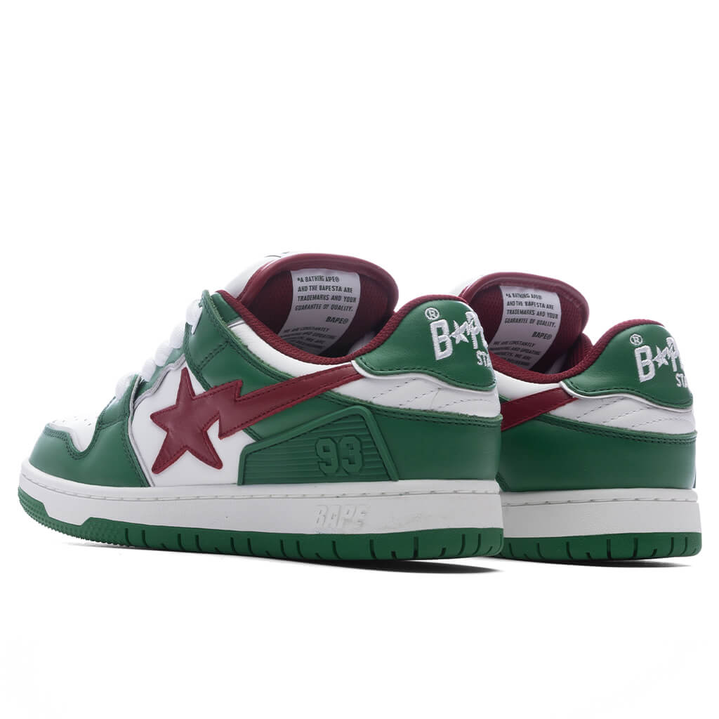 Women's New Bape SK8 STA #1 - Green
